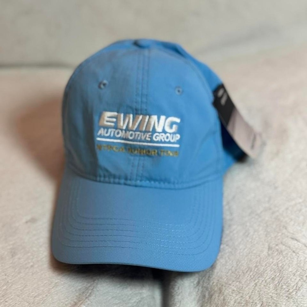 NEW Ewing Automotive Group‎ Light Blue PGA Golf Hat Junior Tour Special Edition
